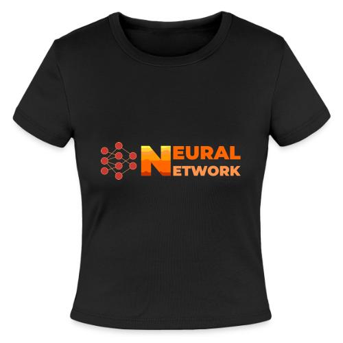 Neural Network: Digital Synapses - Slim Fit Rib Women's T-Shirt