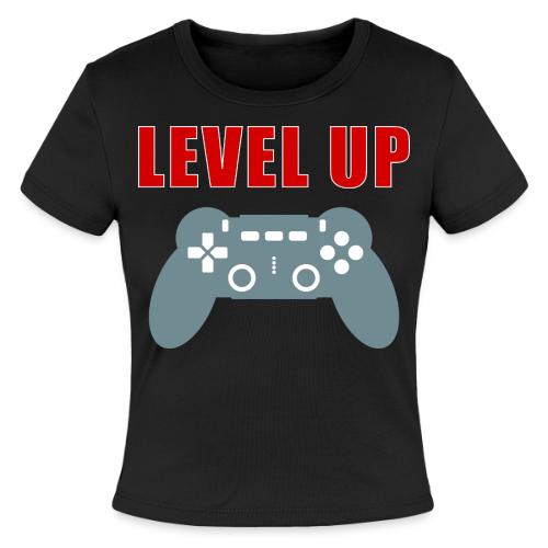 Level Up Gamer Controller Apparel - Slim Fit Rib Women's T-Shirt