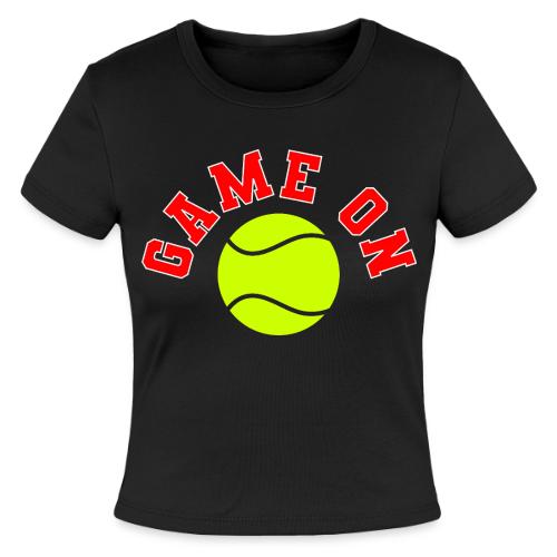Game On Tennis - Slim Fit Rib Women's T-Shirt
