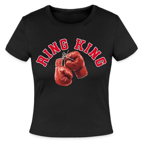 Boxing: Ring King Glory - Slim Fit Rib Women's T-Shirt