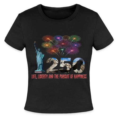 250 Years USA - Slim Fit Rib Women's T-Shirt