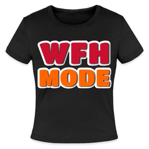 WFH Mode Remote Work Lifestyle Design - Slim Fit Rib Women's T-Shirt