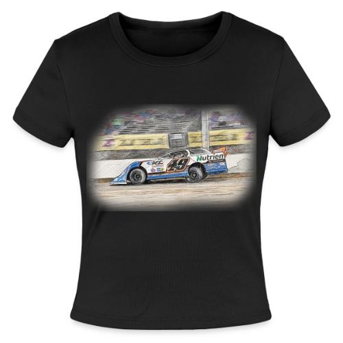 Johnathan Davenport's #49 B - Slim Fit Rib Women's T-Shirt