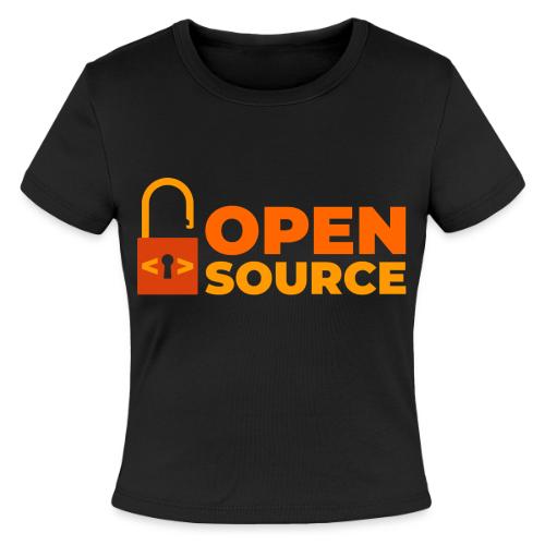 Open Source: Code is Freedom - Slim Fit Rib Women's T-Shirt