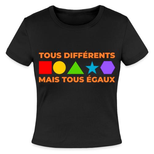 United in Our Differences - Slim Fit Rib Women's T-Shirt