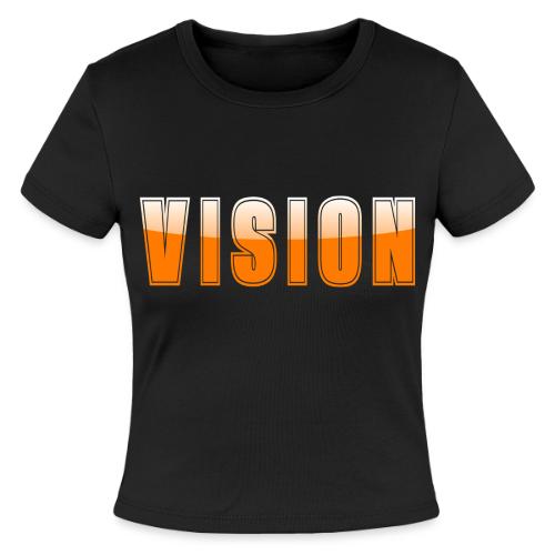 Vision Word Design - Slim Fit Rib Women's T-Shirt