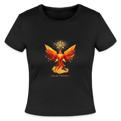 Solar Triumph Phoenix - Slim Fit Rib Women's T-Shirt