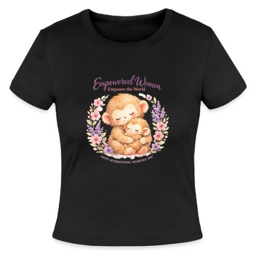 Empowered Women Empower The World Art - Slim Fit Rib Women's T-Shirt