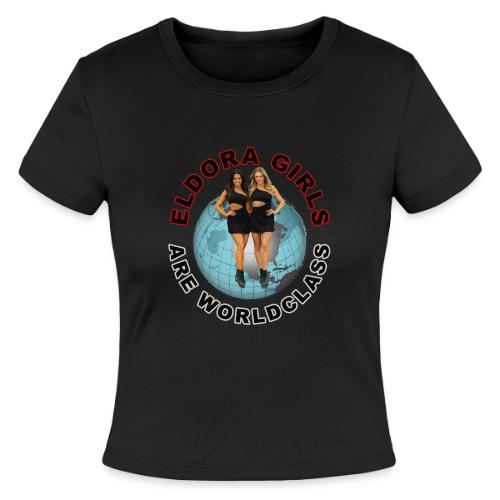Eldora Girls Are Worldclass - Slim Fit Rib Women's T-Shirt