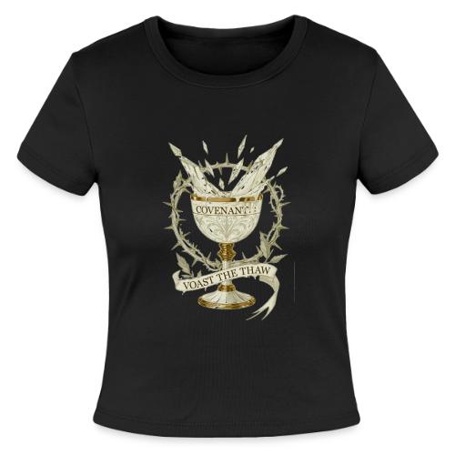 Frosted Chalice Covenant T-Shirt - Slim Fit Rib Women's T-Shirt