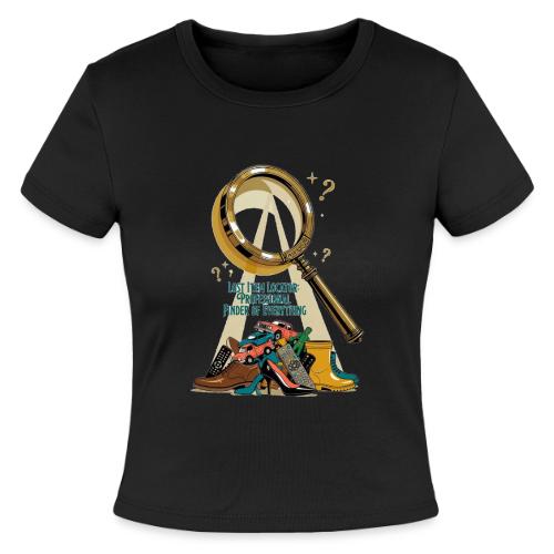 Lost Item Locator T Shirt, Professional Finder Mug - Slim Fit Rib Women's T-Shirt