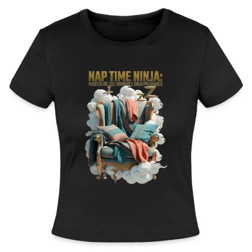 Nap Time Ninja T Shirt - Slim Fit Rib Women's T-Shirt