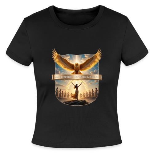 Women’s Day Eagle Matriarch T Shirt,, Gift for Mom - Slim Fit Rib Women's T-Shirt