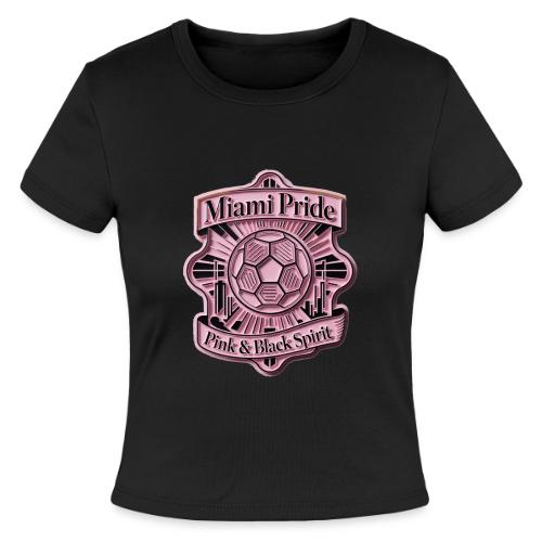 Miami City Pride T Shirt, Vibrant City Pride Gift - Slim Fit Rib Women's T-Shirt