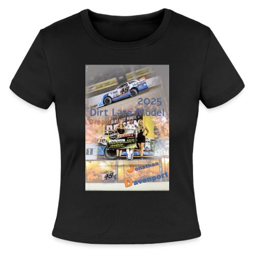 Jonathan Davenport DLM Eldora Speedway 2025 - Slim Fit Rib Women's T-Shirt
