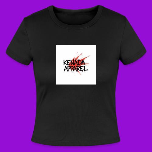 Kenada Apparel graffiti splash - Slim Fit Rib Women's T-Shirt