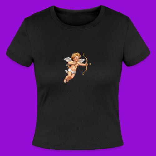 Cupid - Slim Fit Rib Women's T-Shirt