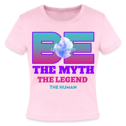 Be Legendary - Slim Fit Rib Women's T-Shirt
