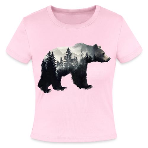 Forest Within the Bear - Slim Fit Rib Women's T-Shirt