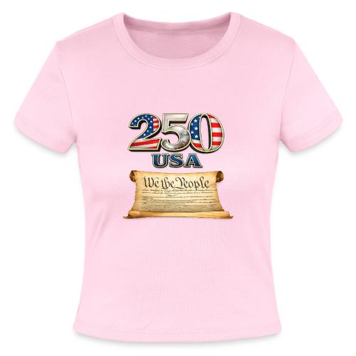 250th anniversary celebration of America - Slim Fit Rib Women's T-Shirt