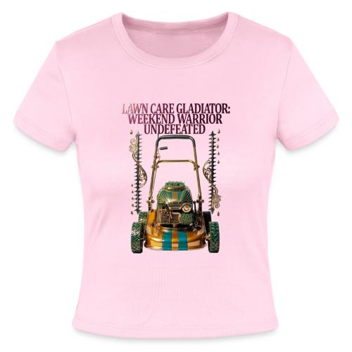 Lawn Care Gladiator T Shirt - Slim Fit Rib Women's T-Shirt