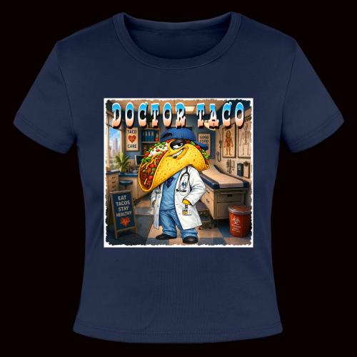 Doctor Taco - Slim Fit Rib Women's T-Shirt