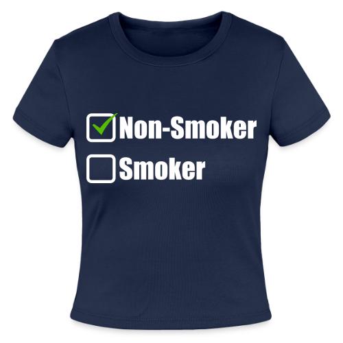 Non-smoker - Slim Fit Rib Women's T-Shirt