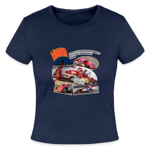 Jonathan Taylor Eldora Speedway FFN#1 Design 1 - Slim Fit Rib Women's T-Shirt