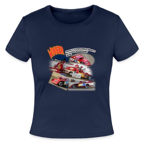 Jonathan Taylor Eldora Speedway FFN#1 Design 2 - Slim Fit Rib Women's T-Shirt