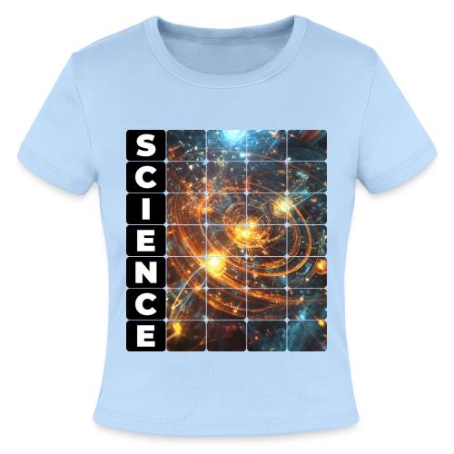 Golden Core of Science - Slim Fit Rib Women's T-Shirt