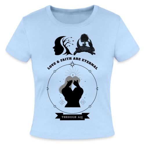 Love & Faith - Slim Fit Rib Women's T-Shirt