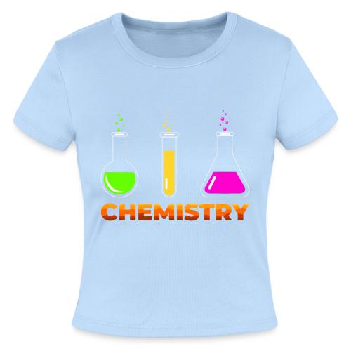 Chemistry: Elements in Motion - Slim Fit Rib Women's T-Shirt