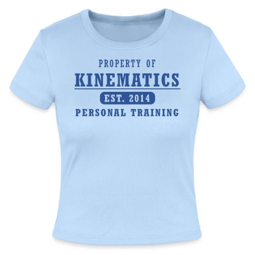 Property of blue - Slim Fit Rib Women's T-Shirt