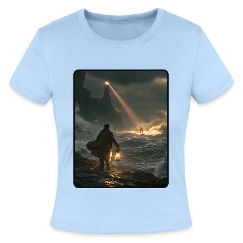 The Lone Lightkeeper's Beacon - Slim Fit Rib Women's T-Shirt