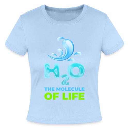 The Molecule of Life - Slim Fit Rib Women's T-Shirt