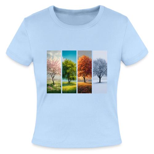 The four Seasons - Slim Fit Rib Women's T-Shirt