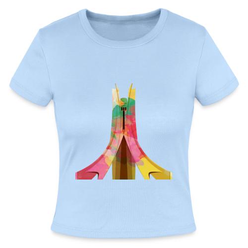 Maqam Echahid: Martyr's Memorial - Slim Fit Rib Women's T-Shirt