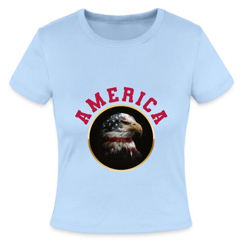 America Soars - Slim Fit Rib Women's T-Shirt