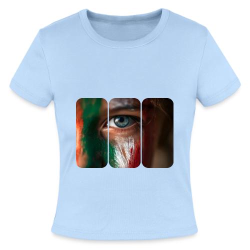 Mexico: Pride in Three Colors - Slim Fit Rib Women's T-Shirt
