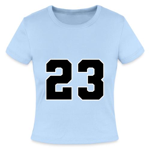 Varsity Number 23 Athletic Style - Slim Fit Rib Women's T-Shirt