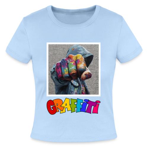 Graffiti: Urban Expression - Slim Fit Rib Women's T-Shirt