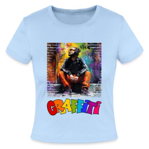 Graffiti: Urban Art - Slim Fit Rib Women's T-Shirt