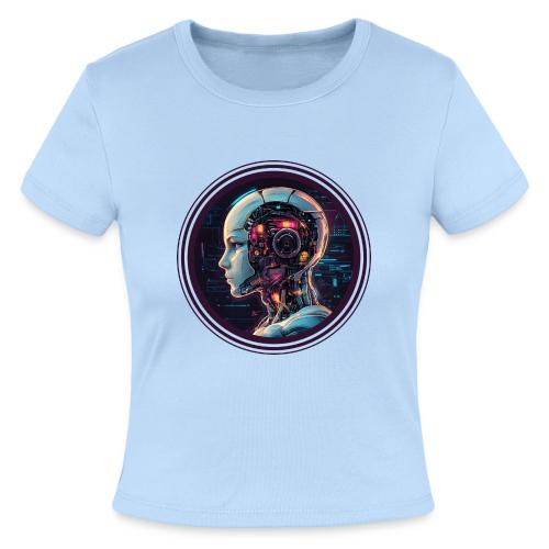 Artificial Intelligence (AI): The Future Circuit - Slim Fit Rib Women's T-Shirt