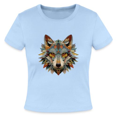 Spectrum Wolf Vision - Slim Fit Rib Women's T-Shirt