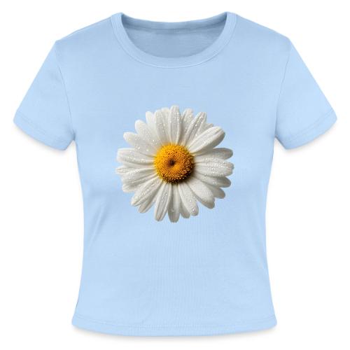 Morning Daisy Freshness - Slim Fit Rib Women's T-Shirt
