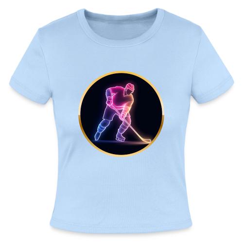 Hockey: Neon Ice Rush - Slim Fit Rib Women's T-Shirt
