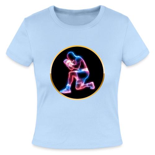 Neon Boxing Focus - Slim Fit Rib Women's T-Shirt
