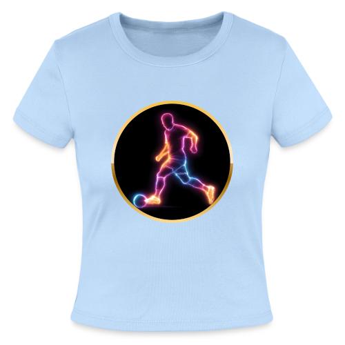 Virtual Football Hero - Slim Fit Rib Women's T-Shirt