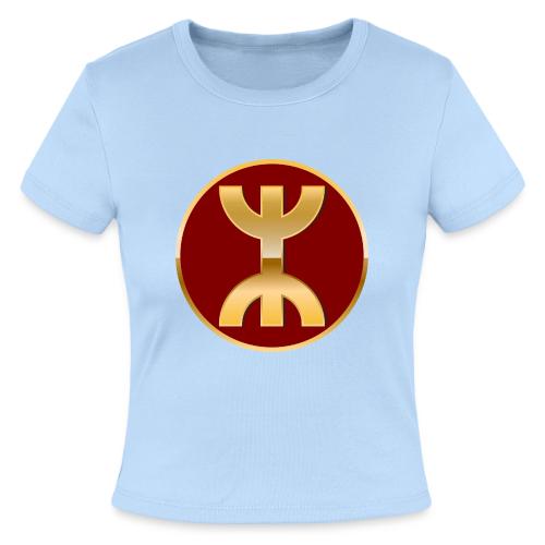 Amazigh Yaz — Free Spirit - Slim Fit Rib Women's T-Shirt