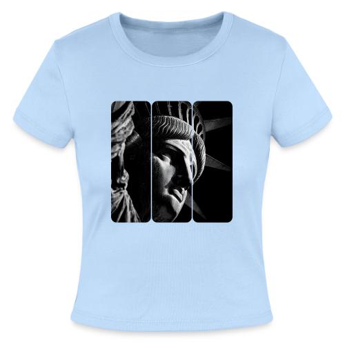 USA: Shadow of Liberty - Slim Fit Rib Women's T-Shirt